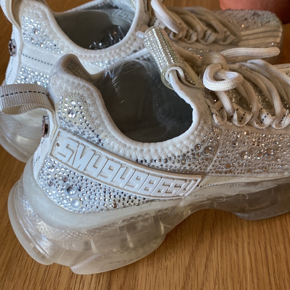 Steve Madden Maxima-R White Multi Rhinestone Chun… - image 8